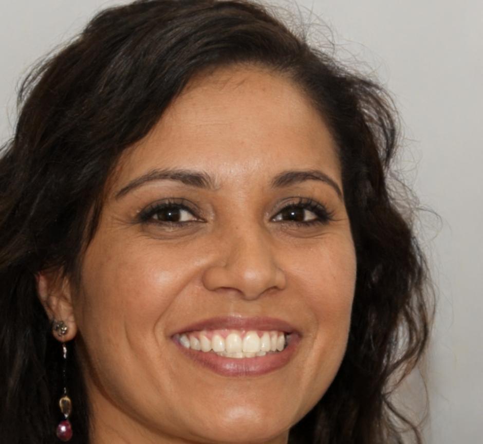 Retrato de Carmen Villaescusa, analista financiera senior